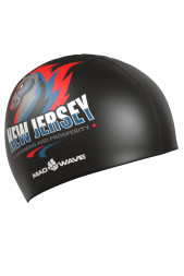 Шапочка силиконовая Mad Wave NEW JERSEY