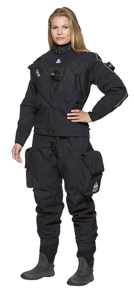 Гидрокостюм сухой Waterproof D9 Extended Breathable, женский