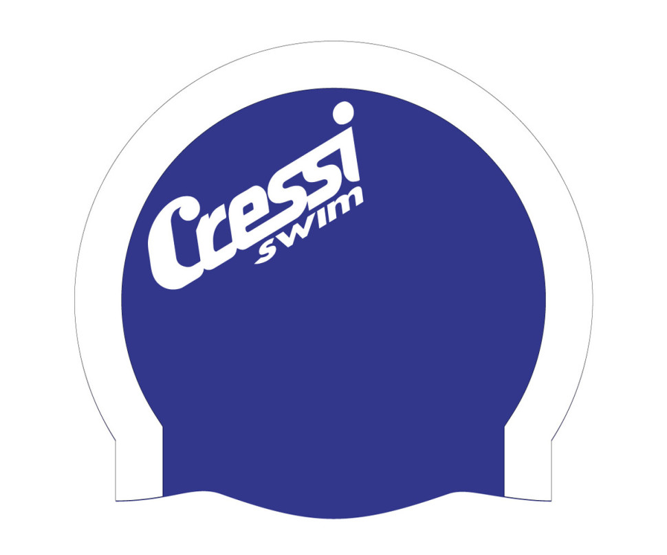 Шапочка BI COLOR силиконовая, цвета в ассортименте (серый, синий, голубой) Cressi