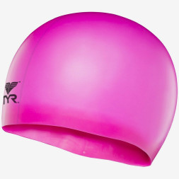 Шапочка плавательная подростковая TYR Wrinkle Free Junior Silicone Cap