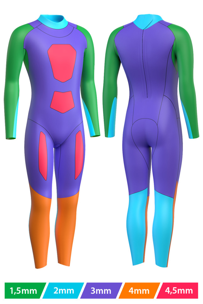 Гидрокостюм MAD WAVE MEN WETSUIT JET