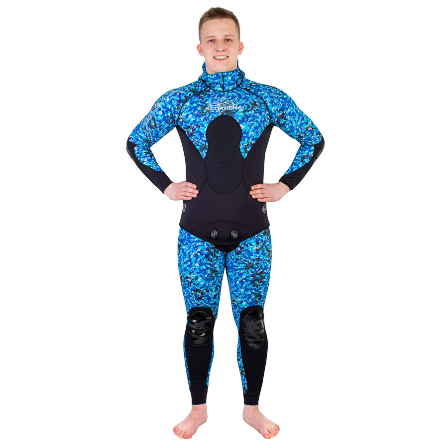 Гидрокостюм Scorpena C3 - 1.5 мм BLUE Camo