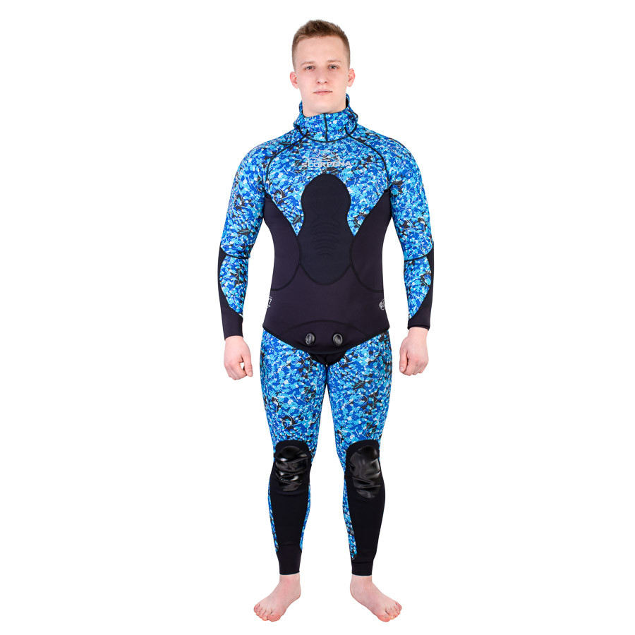 Гидрокостюм Scorpena C3 - 1.5 мм BLUE Camo