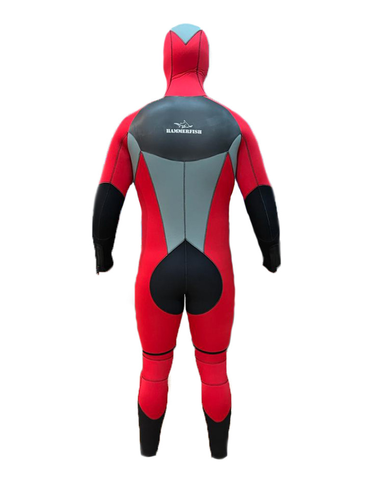 Раздельный гидрокостюм 7 мм DIVE HAMMERFISH RED p. XL (штаны и шорти)
