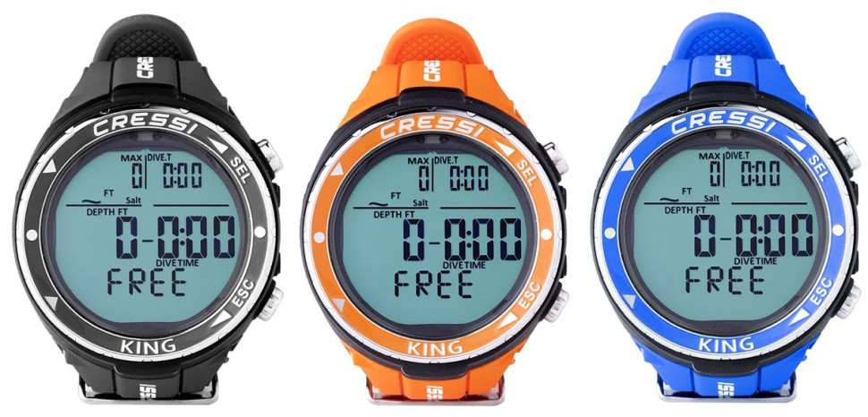 Компьютер наручный фридайвинг KING WATCH Cressi