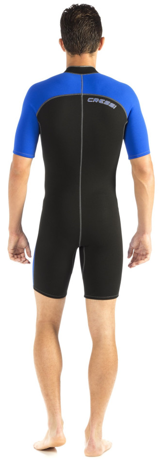 Гидрокостюм CRESSI LIDO MAN SHORTY, черно-синий, 2mm