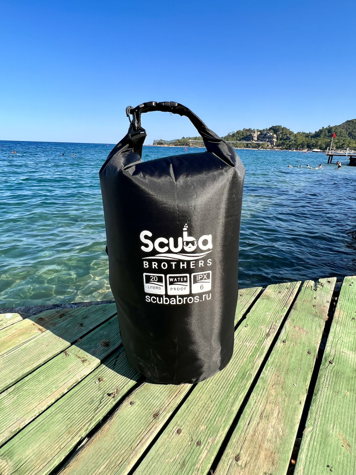 Гермомешок SCUBA BROTHERS BLACK WAVE
