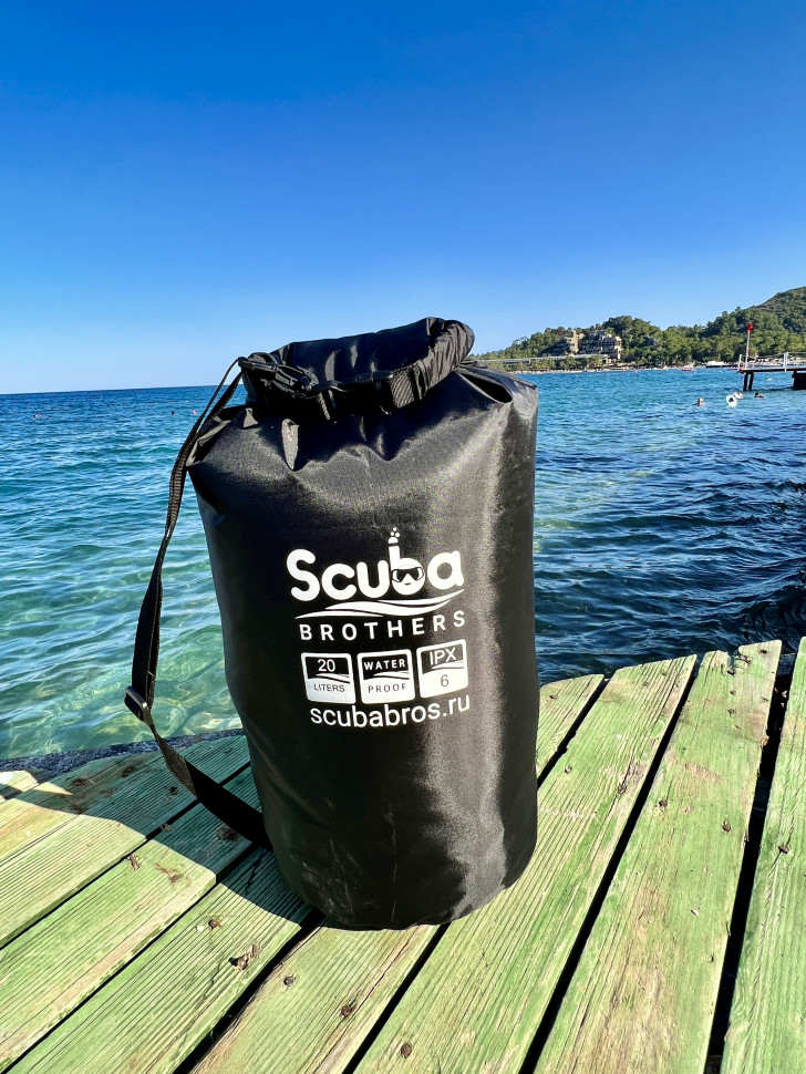 Гермомешок SCUBA BROTHERS BLACK WAVE