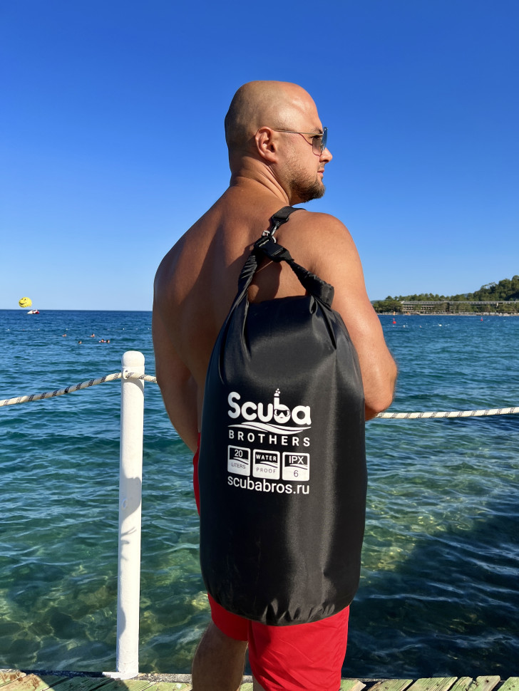 Гермомешок SCUBA BROTHERS BLACK WAVE