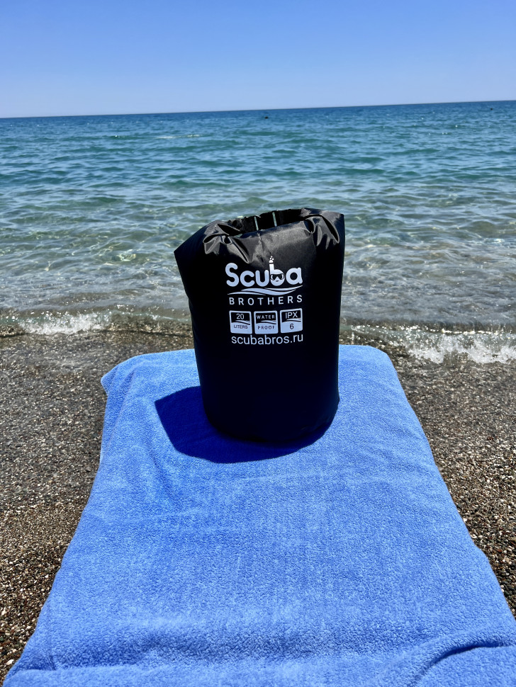 Гермомешок SCUBA BROTHERS BLACK WAVE