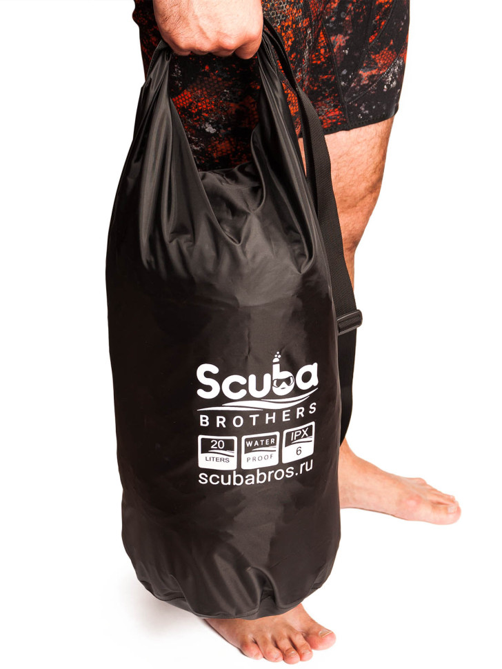 Гермомешок SCUBA BROTHERS BLACK WAVE