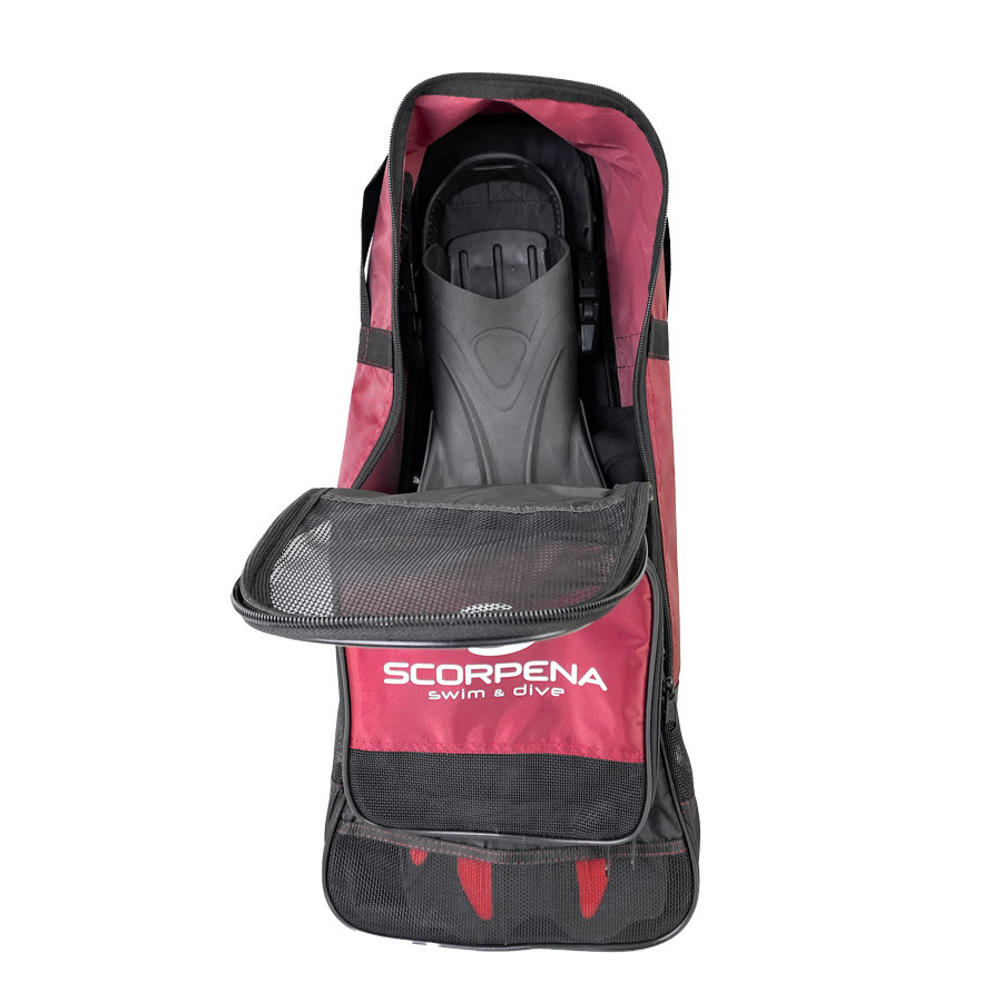 Сумка для пляжного комплекта Scorpena Swim Light, бордо.