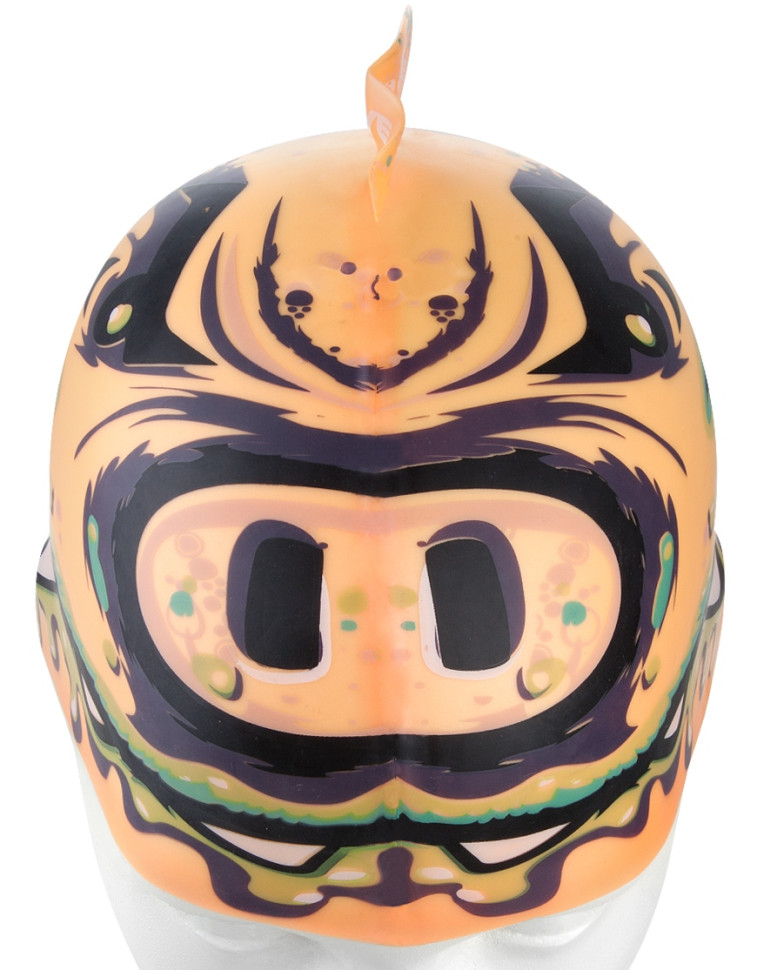 Юниорская силиконовая шапочка Silicone Printed Junior with fin PIG