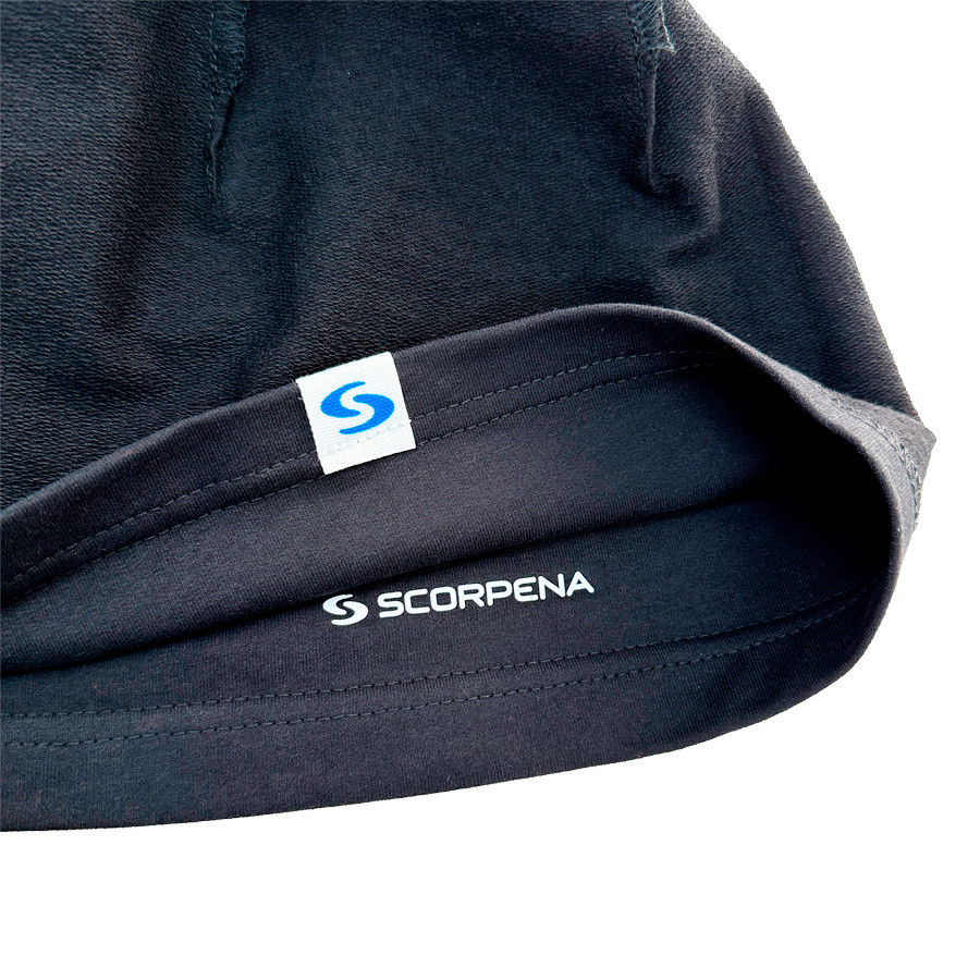 Шапка спортивная тонкая Scorpena Collection, чёрная