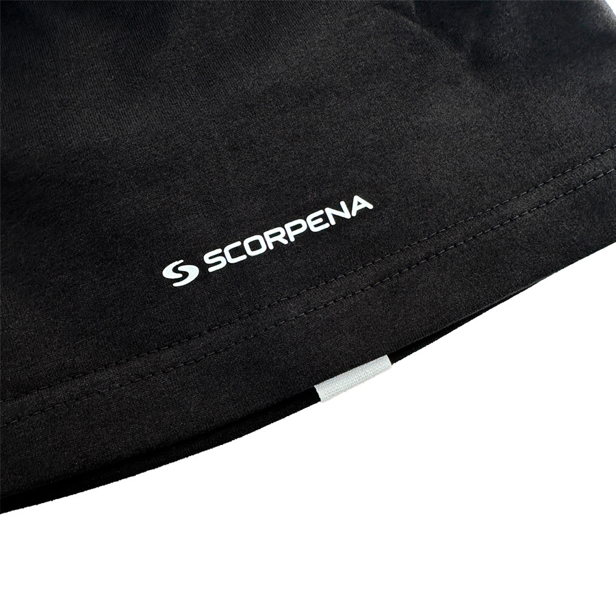 Шапка спортивная тонкая Scorpena Collection, чёрная