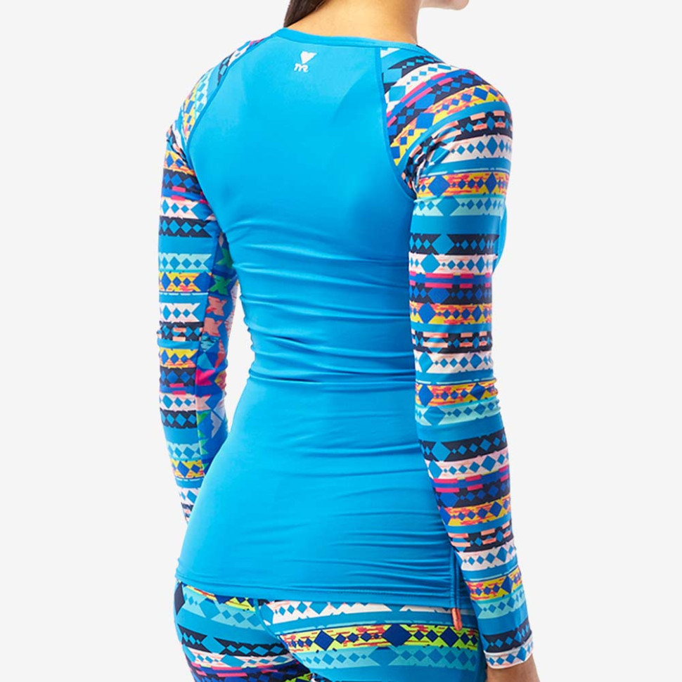 Лайкра с длинным рукавом TYR Boca Chica Long Sleeve Swim Shirt
