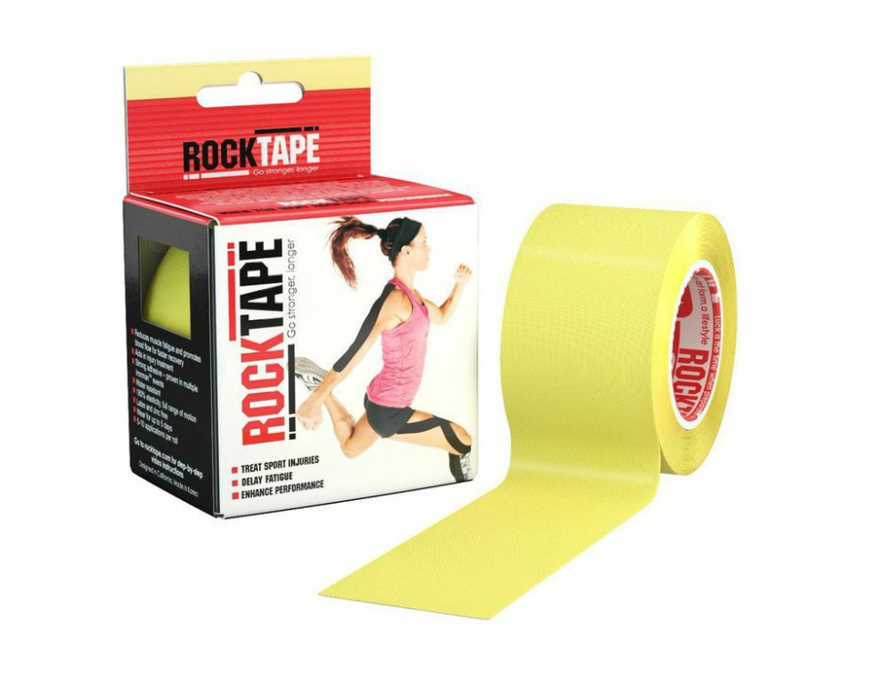 Тейп RockTape, 5 см х 5 м (однотонный)