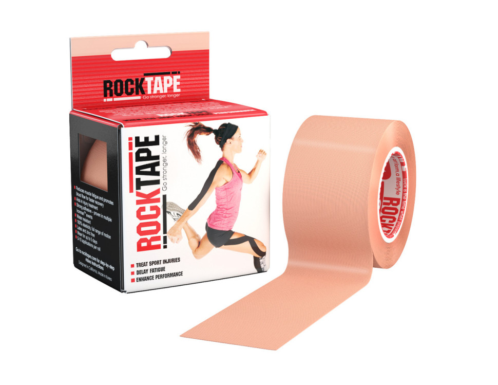 Тейп RockTape, 5 см х 5 м (однотонный)