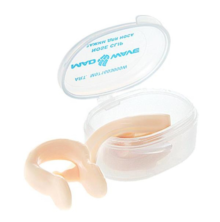 Носовой зажим MAD WAVE Nose Clip with Safety Strap