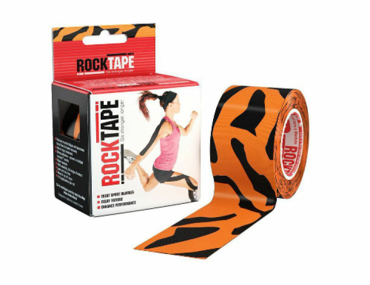 Тейп RockTape, 5 см х 5 м (с рисунком)