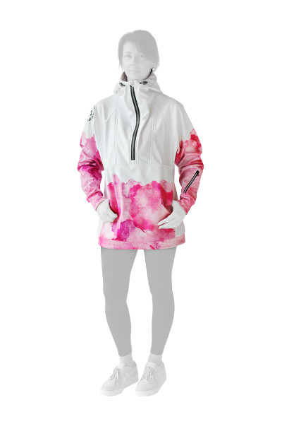 Анорак Atlas SoftShell 5K Розовый/белый