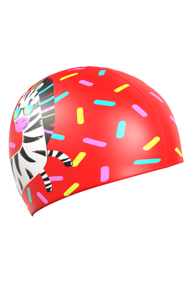 Юниорская силиконовая шапочка ZEBRA