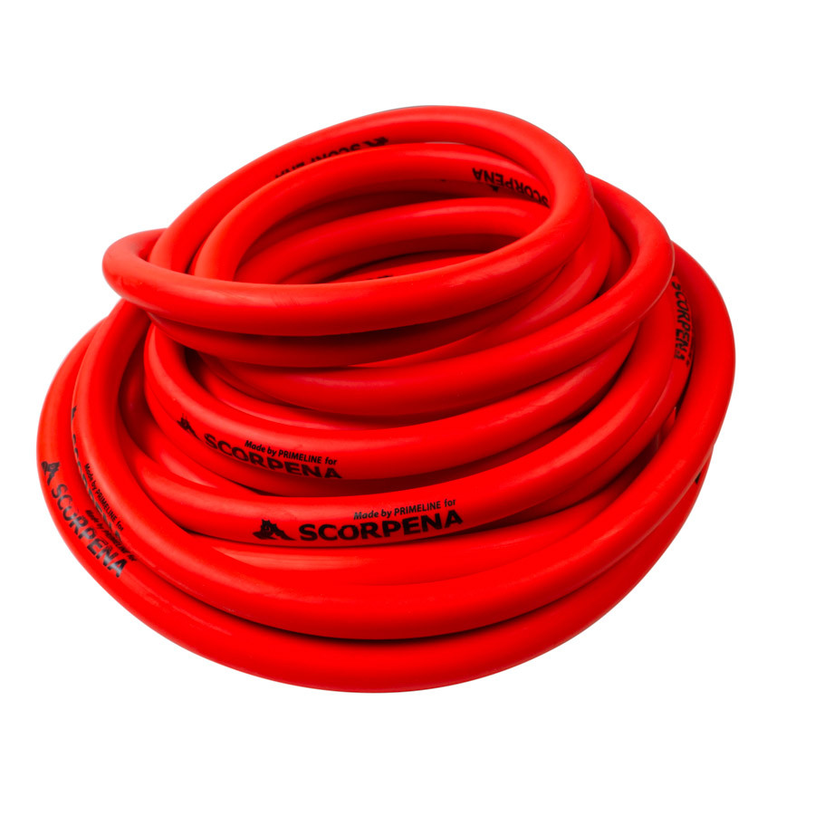 Тяга d18мм Scorpena RED, на отрез 1 м, двухкомпонентная, латексная,  ⌀18 мм