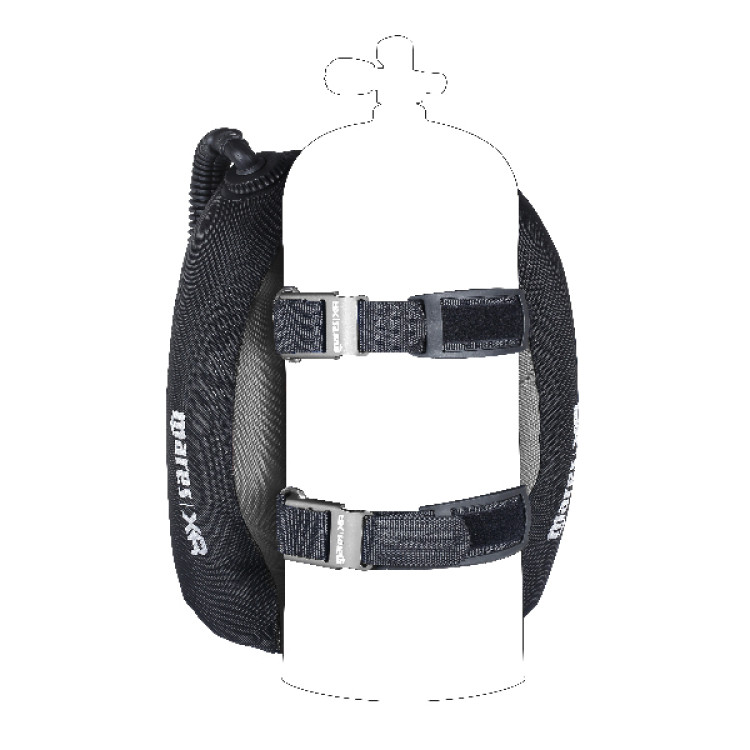 Комплект SILVER KNIGHT BACKMOUNT 16л, с алюминиевым крепежём MARES XR