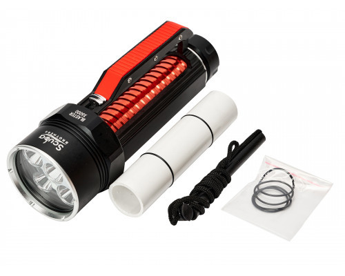 Фонарь подводный SCUBA BROTHERS BLASTER X6000, 5000 lm, желтый свет
