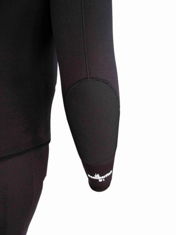 Гидрокостюм для подводной охоты 5 мм AQUASTRETCH HAMMERFISH BLACK/открытая пора, длинные штаны