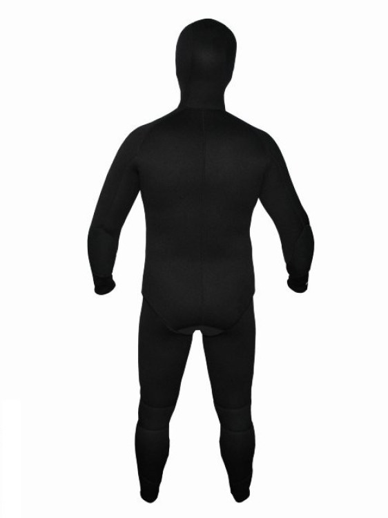 Гидрокостюм для подводной охоты 5 мм AQUASTRETCH HAMMERFISH BLACK/открытая пора, длинные штаны