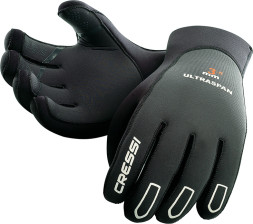 Перчатки CRESSI ULTRASPAN, черные, 3.5mm