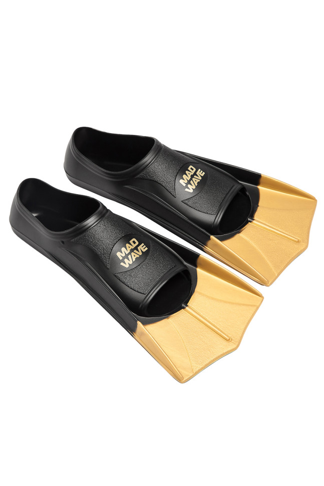 Ласты MAD WAVE Fins Training, цвет золото