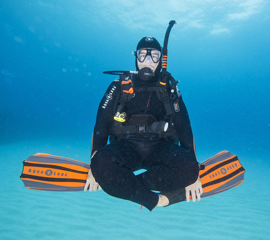 Ласты для дайвинга СТРАТОС-3 Aqua Lung, цвет orange