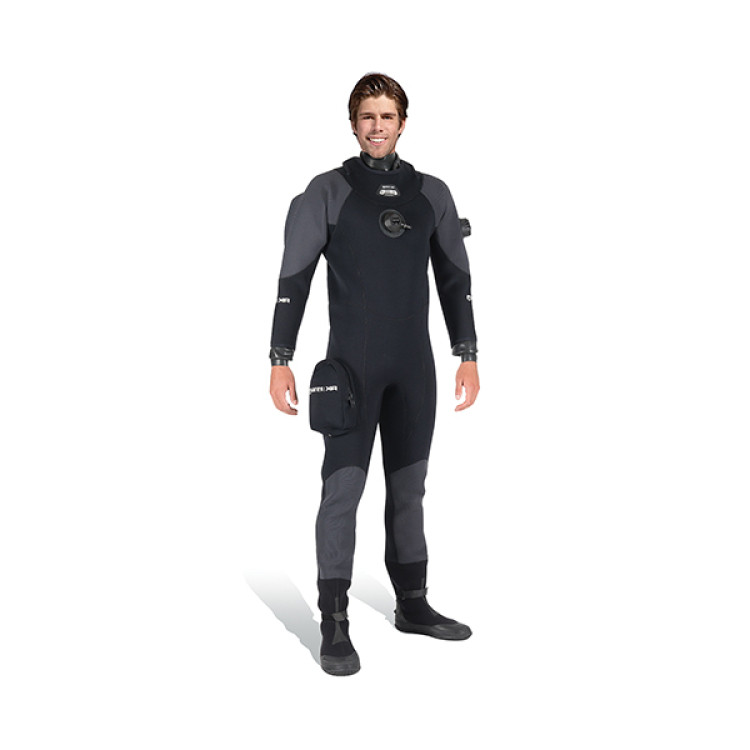 Сухой гидрокостюм MARES XR XR3 NEOPRENE Latex с ботами, Неопреновый
