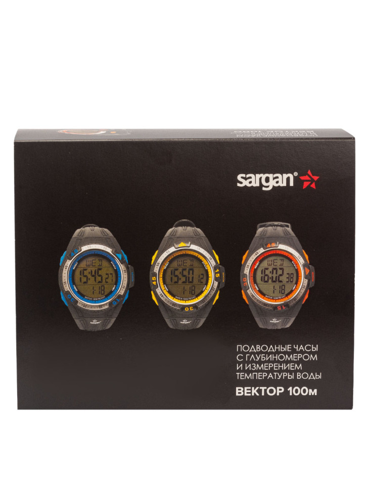 Часы-глубиномер подводные &quot;ВЕКТОР 100М&quot; SARGAN