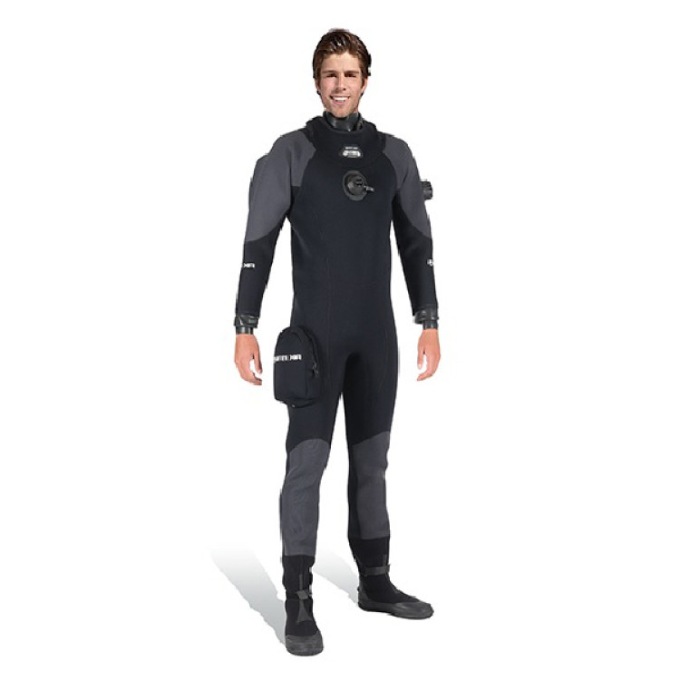 Сухой гидрокостюм MARES XR XR3 NEOPRENE Latex с носками, Неопреновый
