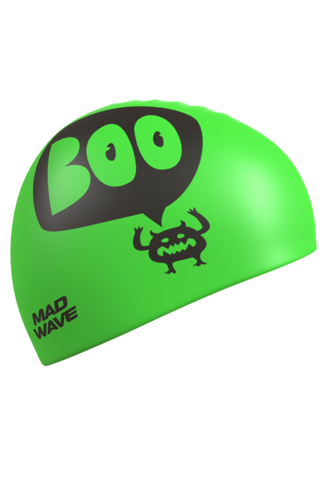 Юниорская силиконовая шапочка BOO