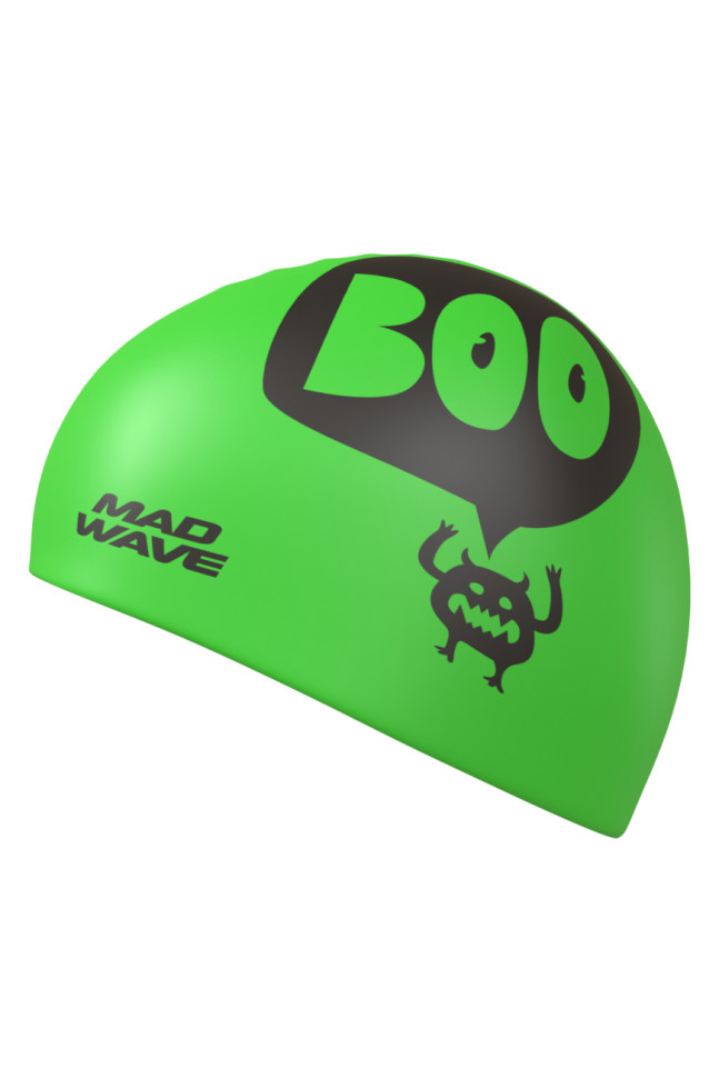 Юниорская силиконовая шапочка BOO