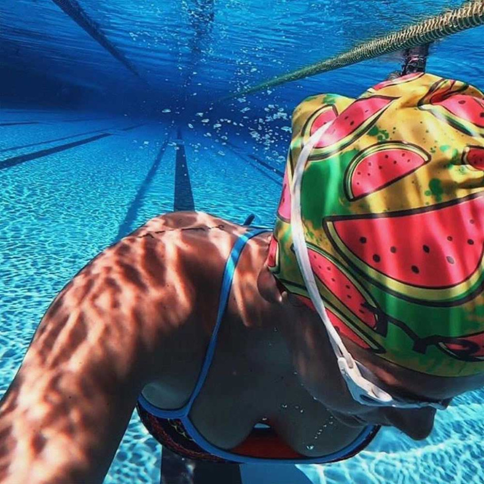Шапочка для плавания TYR Watermelon Swim Cap