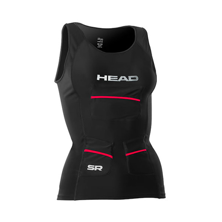Майка HEAD SWIMRUN TOP, Женская, Лайкра, Триатлон