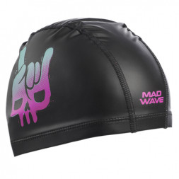 Шапочка с полиуретановым покрытием Mad Wave Rock Skull