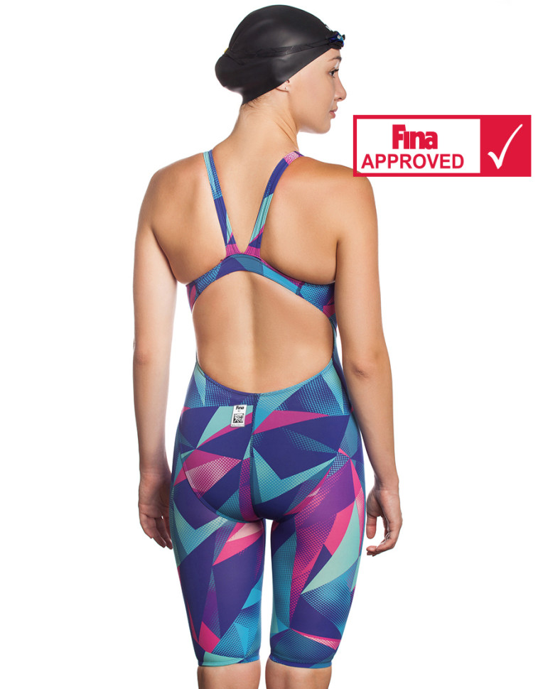 Женский стартовый костюм с открытой спиной Bodyshell Women Short Leg Fina Approved 2010