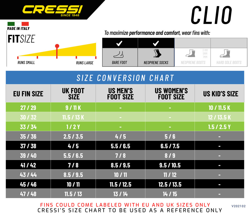 Ласты CRESSI CLIO