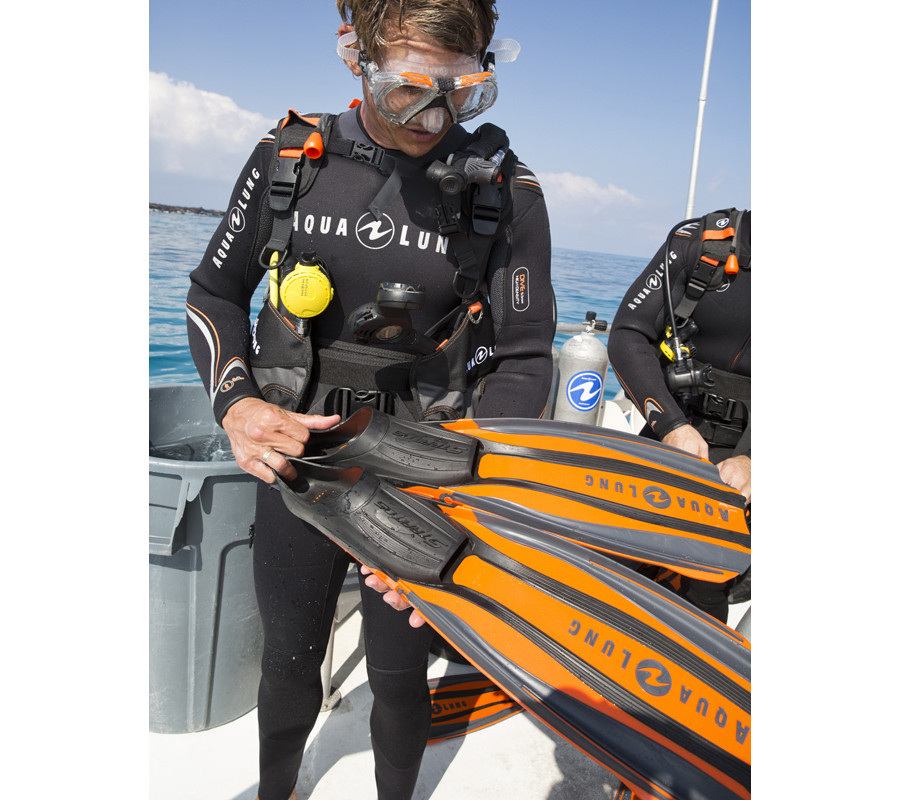 Ласты для дайвинга СТРАТОС-3 Aqua Lung, цвет black