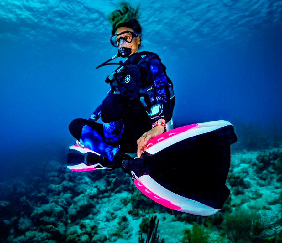 Ласты для дайвинга Phazer Aqua Lung, цвет Black