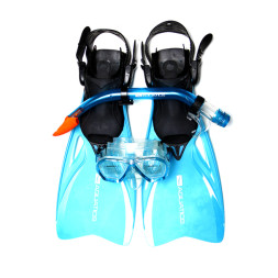 Комплект AQUAtics TAIHITI, Маска, трубка, ласты