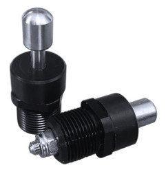 Зацеп EPSEALON DELRIN INOX BLACK, резьбовой, пара