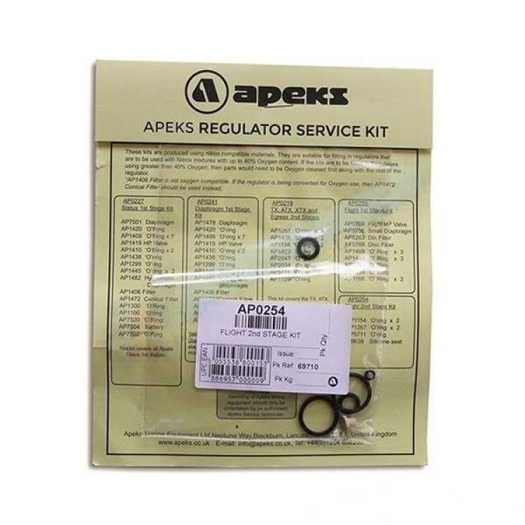 Набор запчастей к 2-ой ступени Apeks Flight