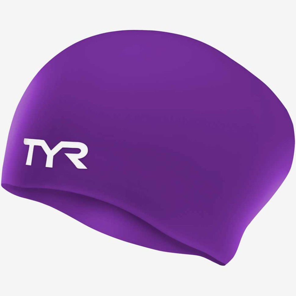 Шапочка для плавания TYR Long Hair Wrinkle-Free Silicone Cap